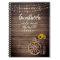 Country Wood Barrel Wedding - Guest Book