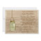 Country Wooden Rustic Mason Jar Wedding Invitation