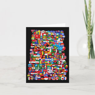 Country World Flags Card