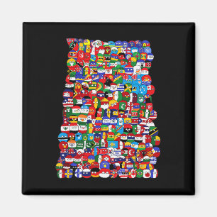 Country World Flags Magnet