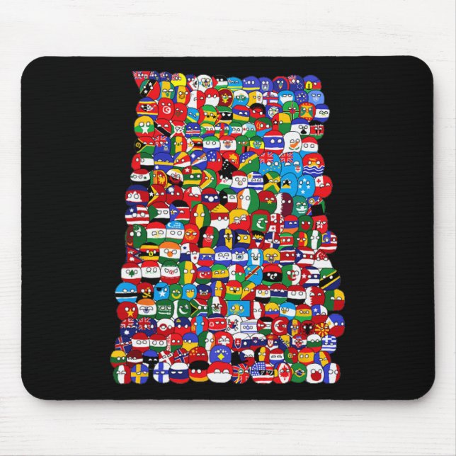Country World Flags  Mouse Pad (Front)