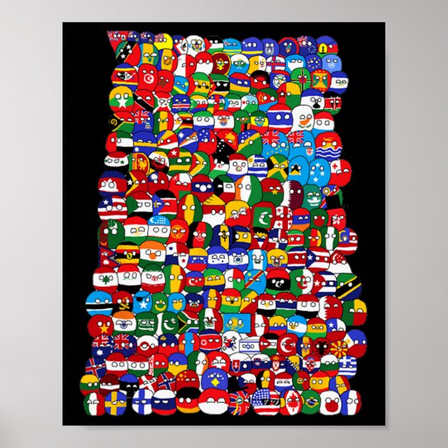 Country World Flags  Poster (Front)