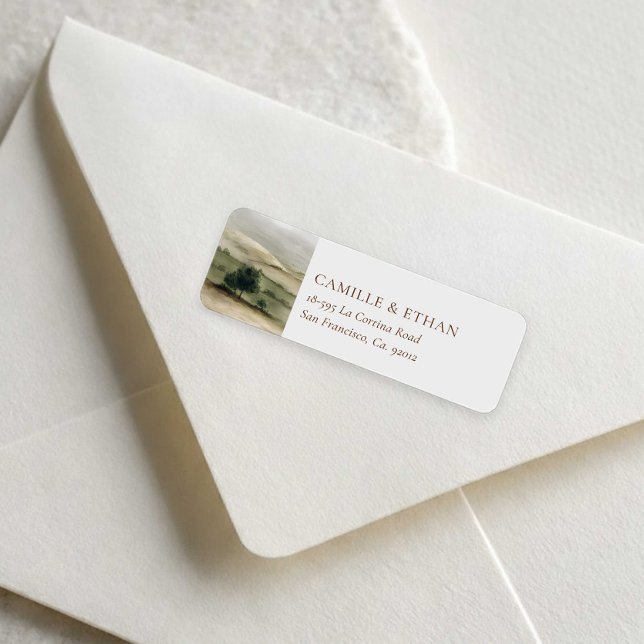 Countryside Estate Wedding Return Address (Creator Uploaded)