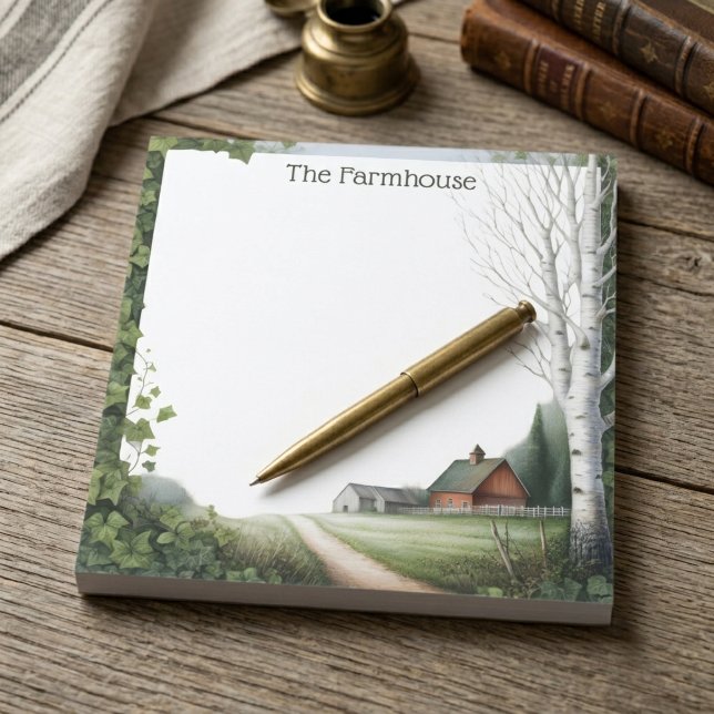 Countryside Farmhouse Notepad (Creator Uploaded)