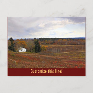 Countryside Landscape Postcard