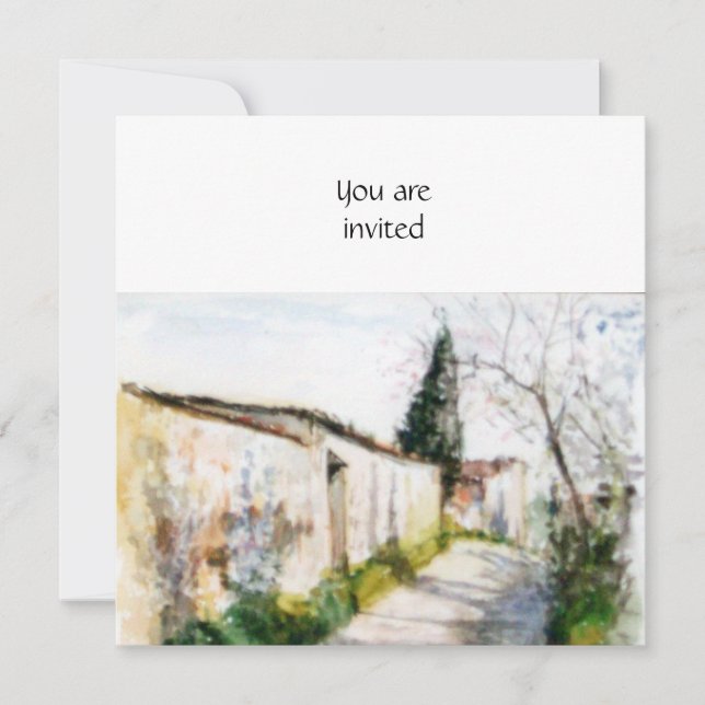 COUNTRYSIDE OF TUSCANY INVITATION (Front)