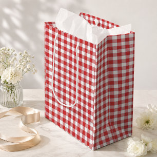 Countryside Picnic Gingham Medium Gift Bag
