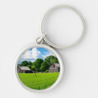 Countryside Serenity Keychain