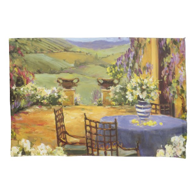 Countryside Terrace Pillowcase (Front-Left)