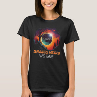 Countryside Total Solar Eclipse 2024 Durango Mexic T-Shirt