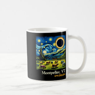 Countryside Total Solar Eclipse Montpelier Vermont Coffee Mug