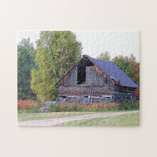 Countryside Weathered Barn Jigsaw Puzzle