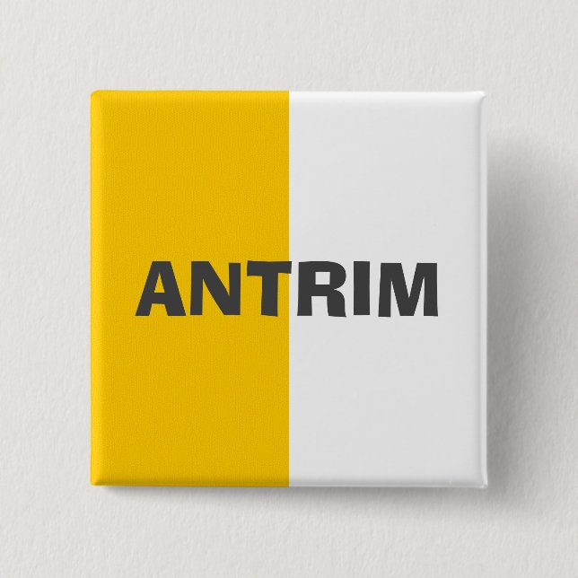 County Antrim Flag Badge (Front)