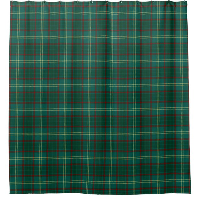 County Armagh Irish Tartan Shower Curtain (Front)