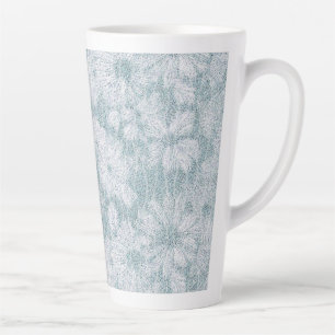 County Cottage Velvety Blue Daisy  Latte Mug