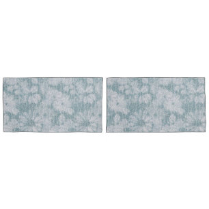 County Cottage Velvety Blue Daisy  Pillowcase