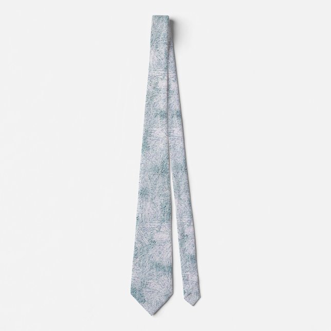 County Cottage Velvety Blue Daisy  Tie (Front)