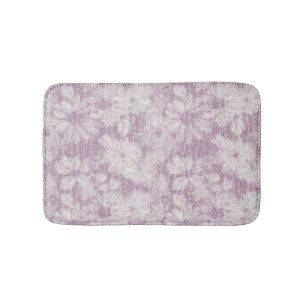 County Cottage Velvety Lilac Daisy Bath Mat