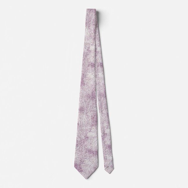 County Cottage Velvety Lilac Daisy Tie (Front)