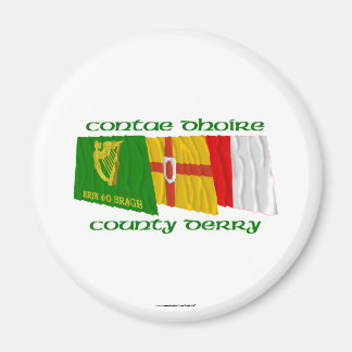 County Derry Flags Magnet