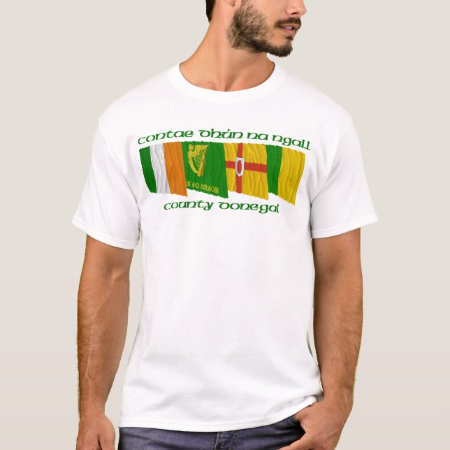 County Donegal Flags T-Shirt (Front)