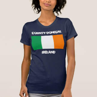 County Donegal, Ireland with Irish flag T-Shirt