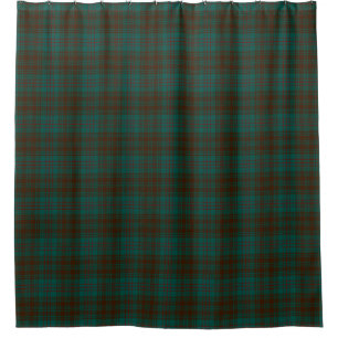 County Dublin Irish Tartan Shower Curtain