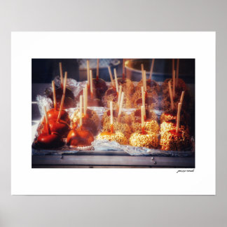 County Fair Caramel Apples Poster Print