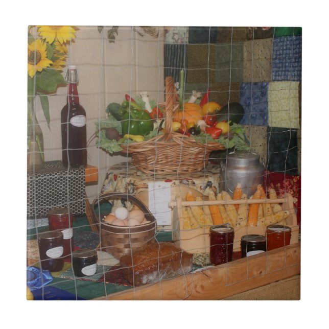 County Fair Harvest Display Tile (Front)