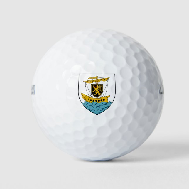 County Galway Coat of Arms Ireland Golf Balls (Front)