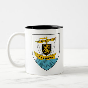 County Galway Coat of Arms Ireland Two-Tone Coffee Mug