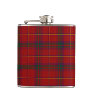 County Galway Irish Tartan Hip Flask