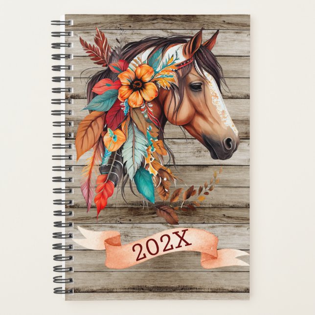 County Horse Yearly Date Planner (Front)