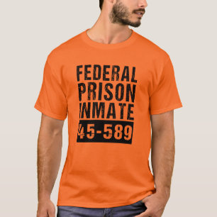 County Jail Inmate Prisoner Halloween Costume T-Sh T-Shirt