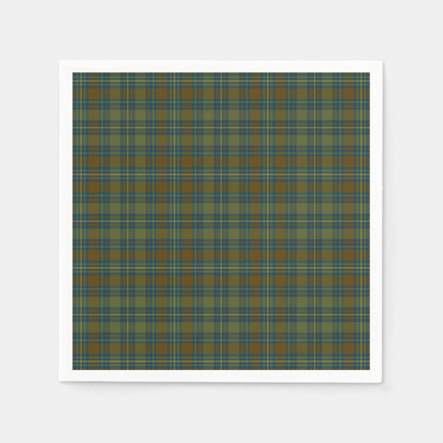 County Kerry Irish Tartan Napkin (Front)