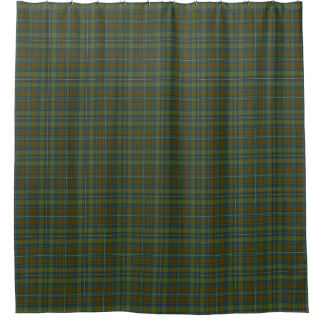 County Kerry Irish Tartan Shower Curtain (Front)