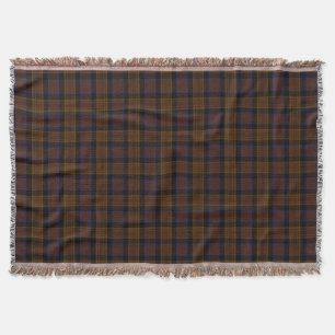 County Laois Irish Tartan Throw Blanket