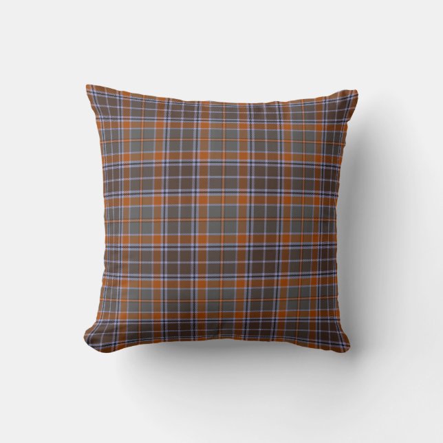 County Leitrim Irish Tartan Cushion (Front)
