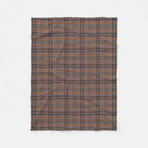 County Leitrim Irish Tartan Fleece Blanket