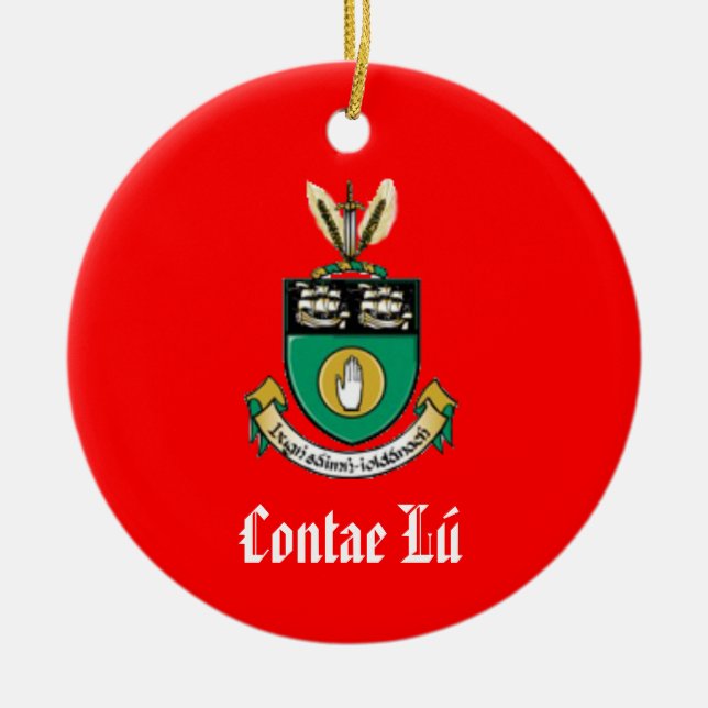 County Louth, Ireland Christmas Ornament (Front)