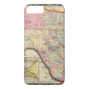 County Map Of Texas Case-Mate iPhone Case