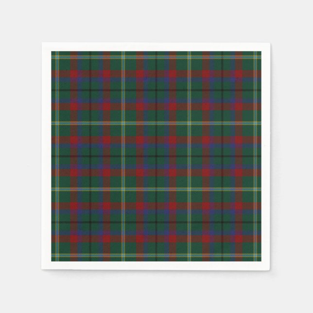 County Mayo Irish Tartan Napkin (Front)