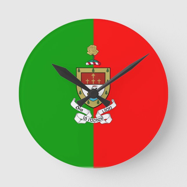 County Mayo Round Clock (Front)