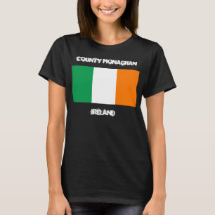 County Monaghan, Ireland with Irish flag T-Shirt