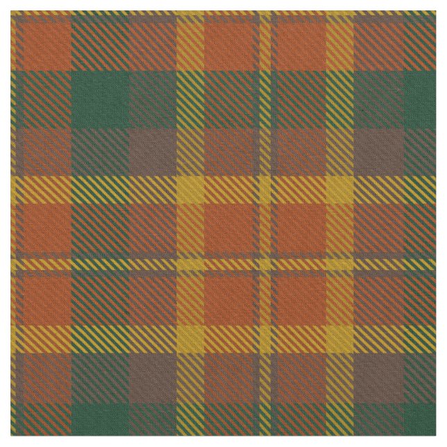 County Monaghan Irish Tartan Fabric (Close Up)