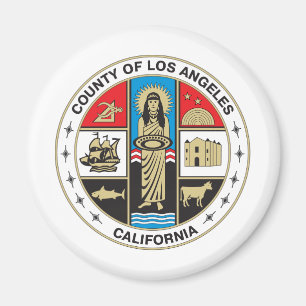 County of Los Angeles seal Magnet