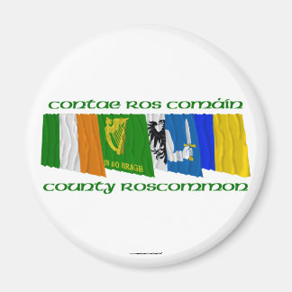 County Roscommon Flags Magnet