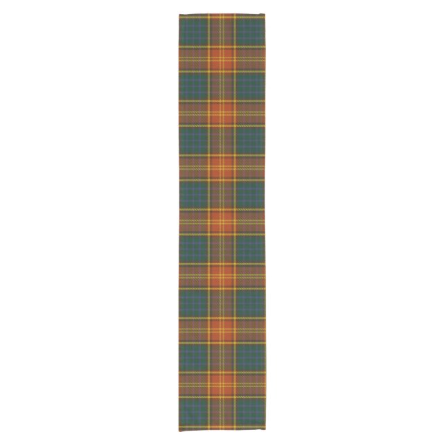 County Roscommon Irish Tartan Short Table Runner (Front)