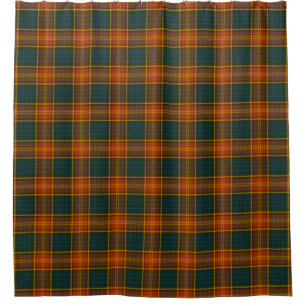 County Roscommon Irish Tartan Shower Curtain
