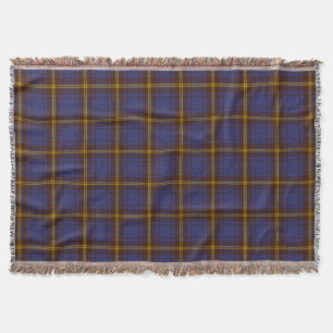 County Sligo Irish Tartan Throw Blanket